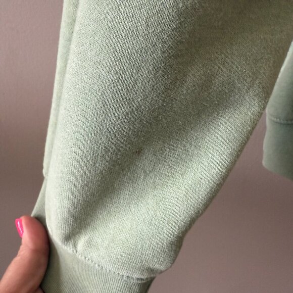 Men's Big and Tall 2XL Carhartt Sage Green Pullover Hoodie Loose Fit - Picture 8 of 11